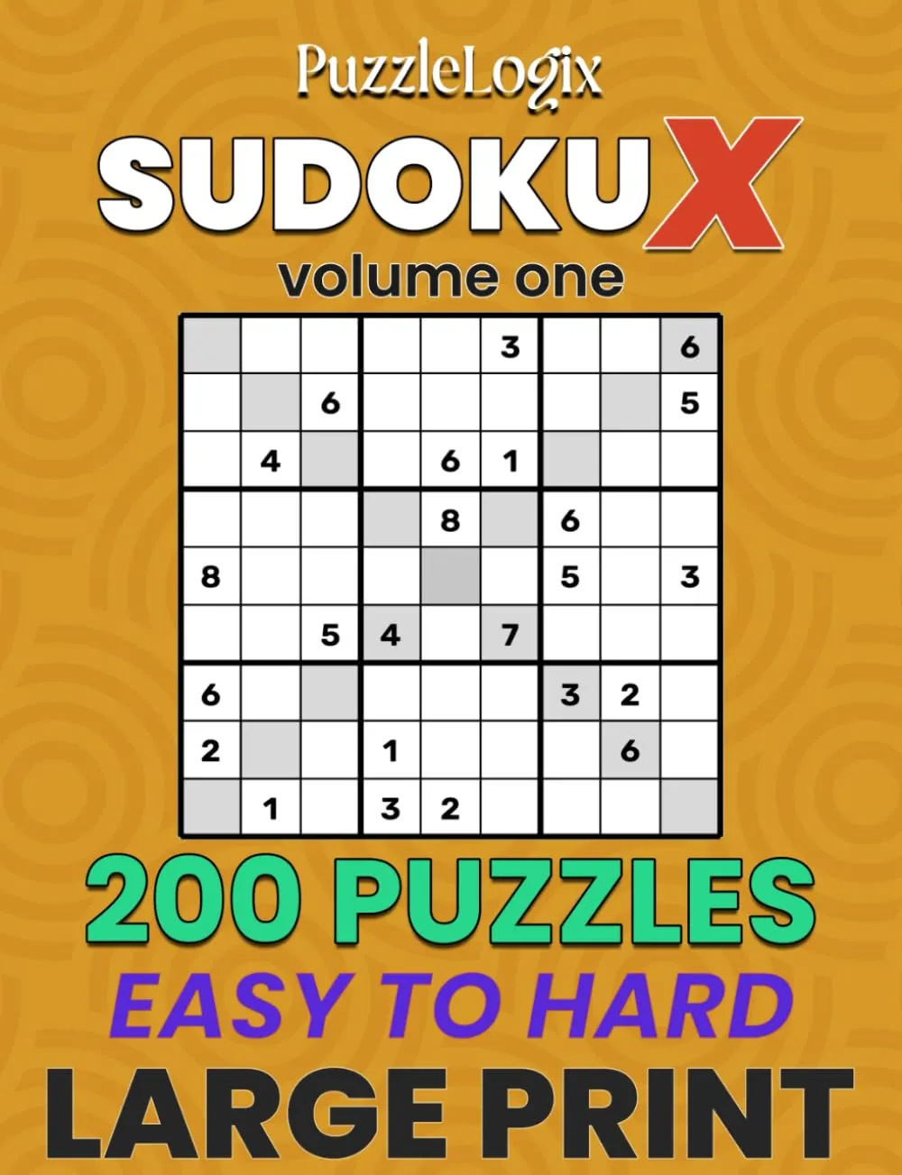 Sudoku X Puzzle Book Cover